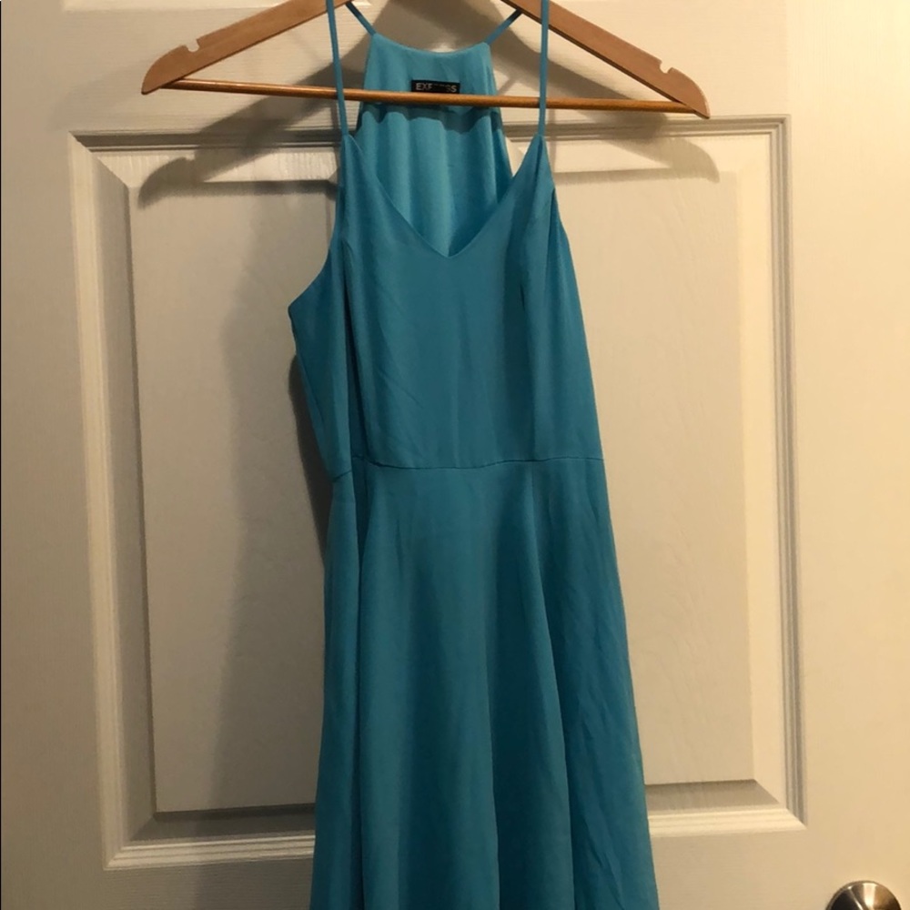 Express baby blue dress